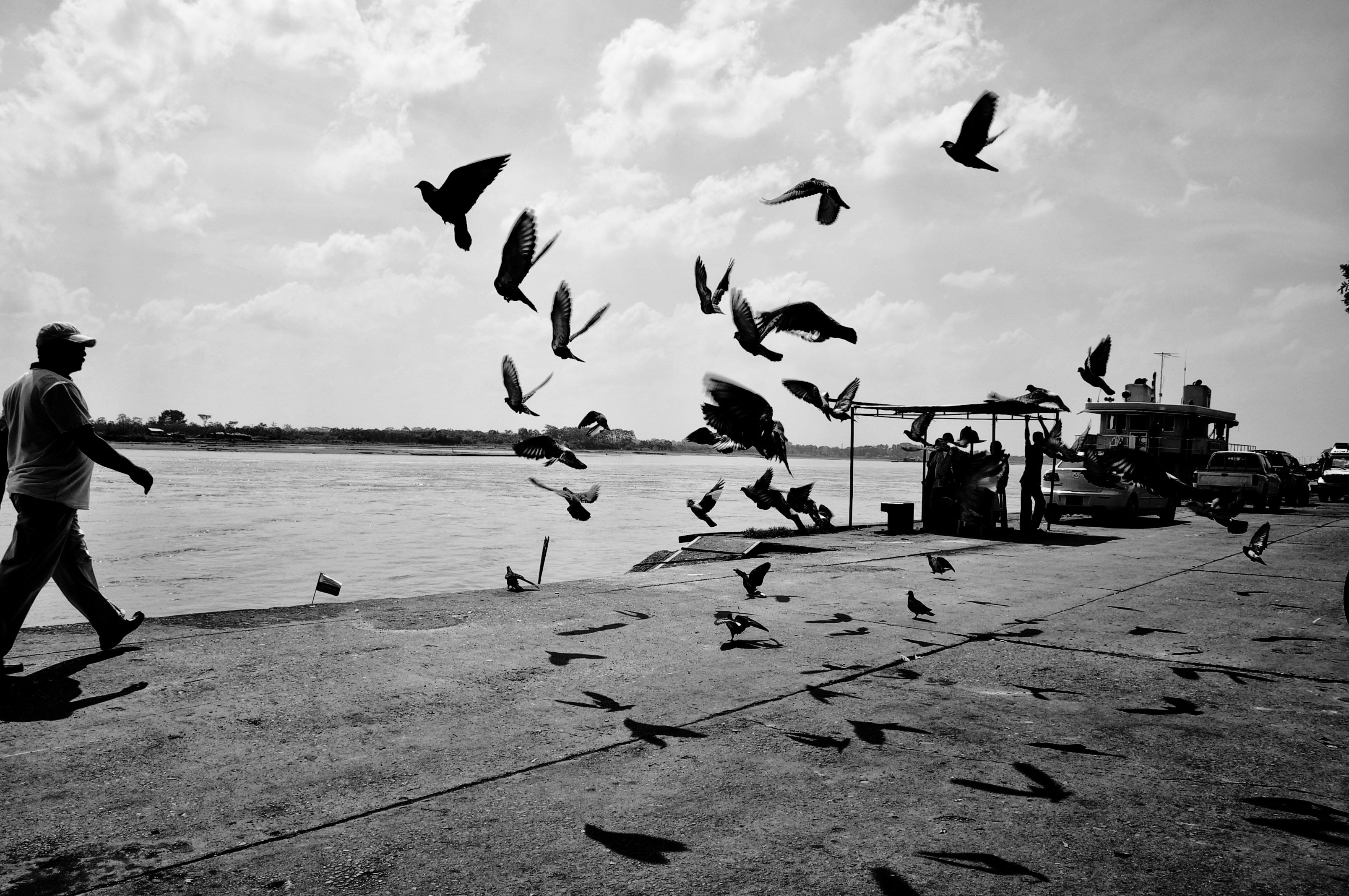 El muelle del Río  Magdalena, por Andrés Felipe Valenzuela