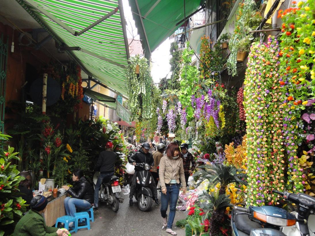 MERCADO DE LAS FLORES DE HANOI, por Rodamons