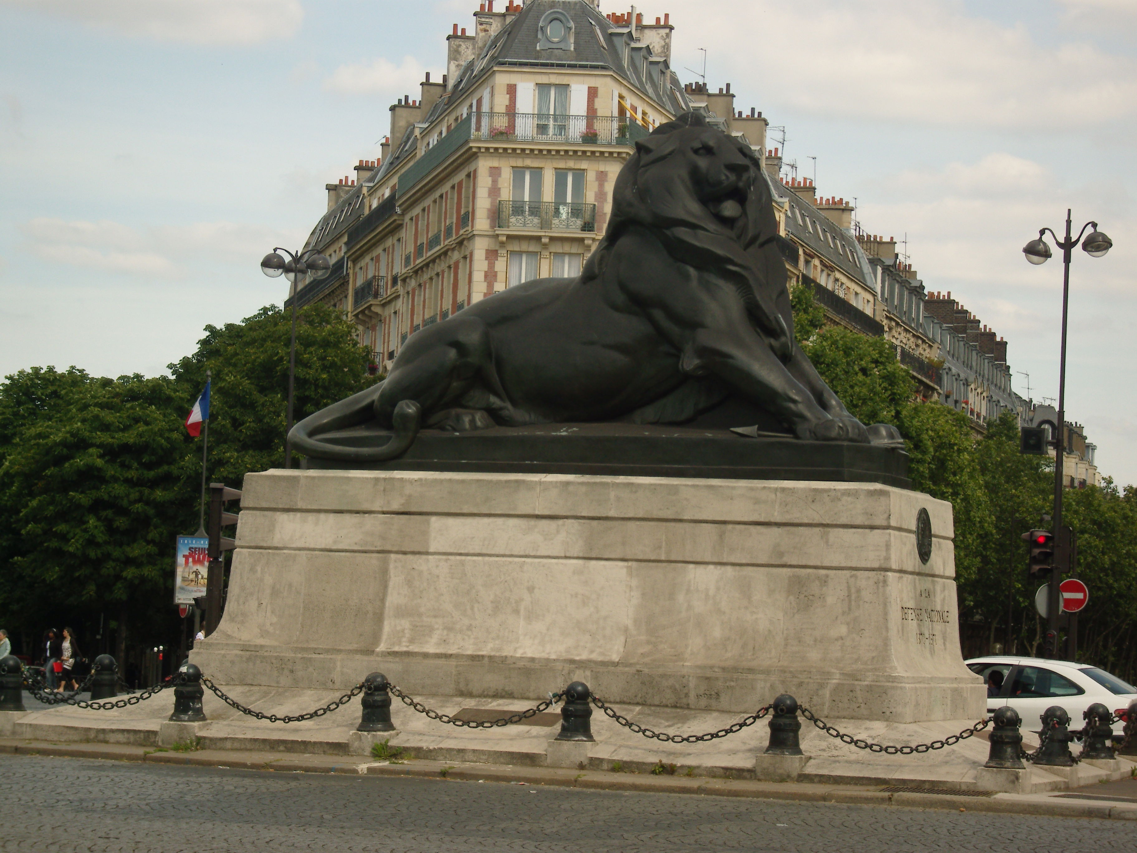 La estatua del León en Denfert-Rochereau, por Magalie
