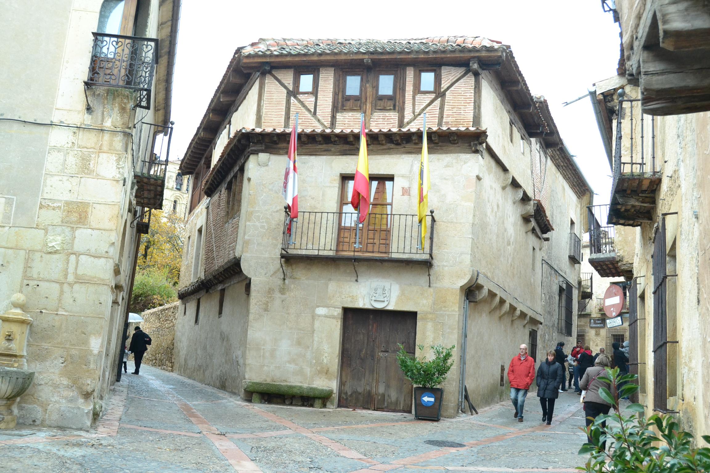 Casas de la calle Real pedraza, por BeaBurgos