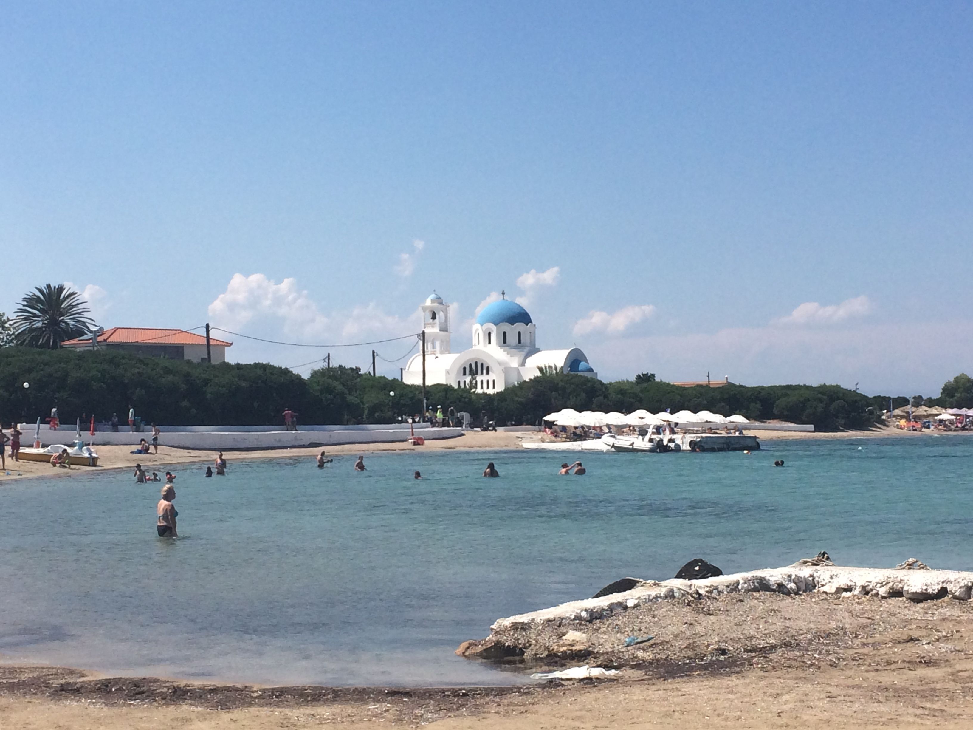 Plage de Skala, por Coline