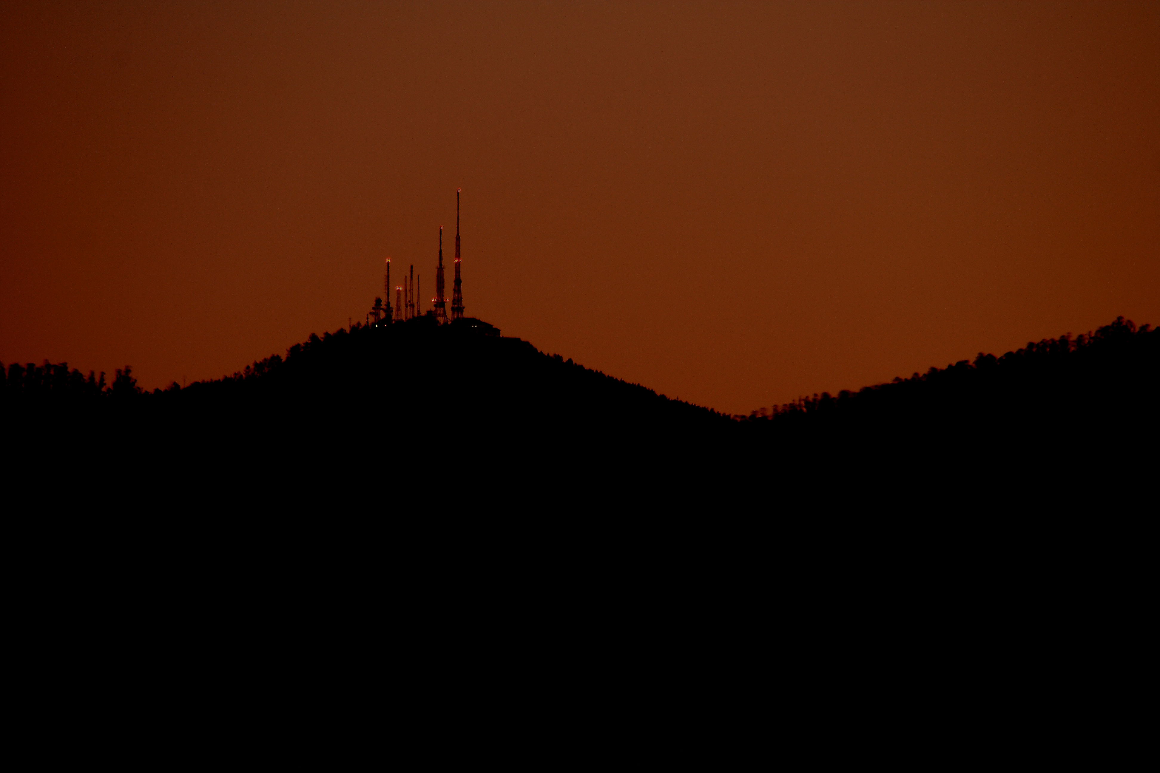 Montañas junto a la ria de Pontevedra, por cujel