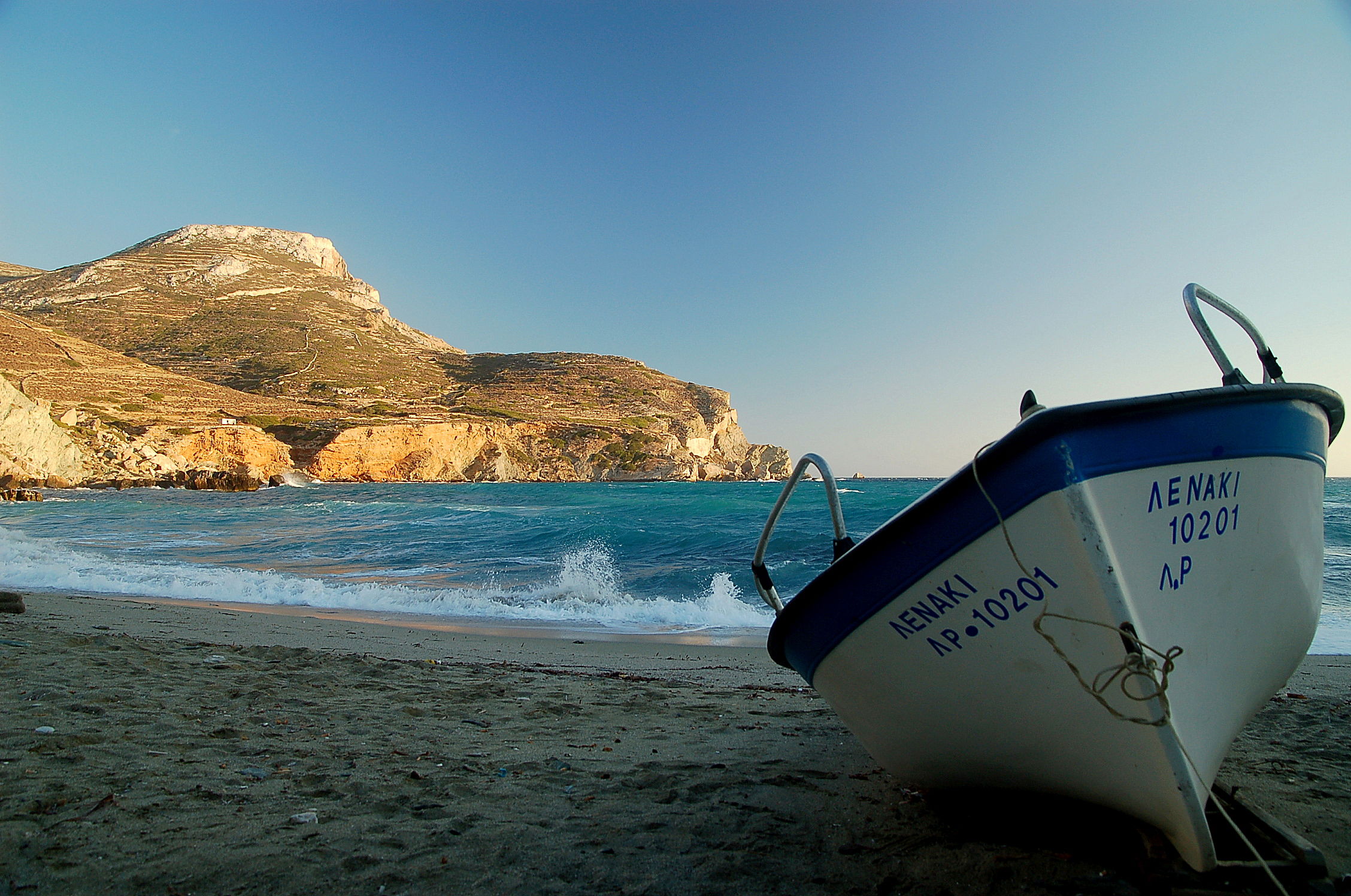 Playa de Aggali, por naxos