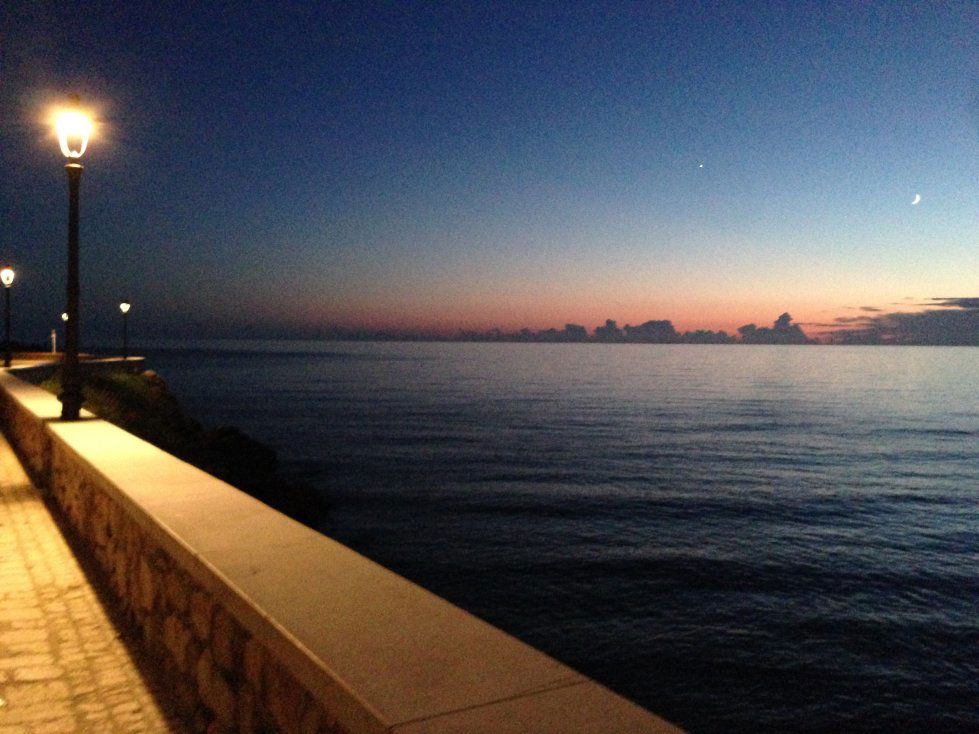 Lungomare di Sperlonga, por Alessandra Consonni