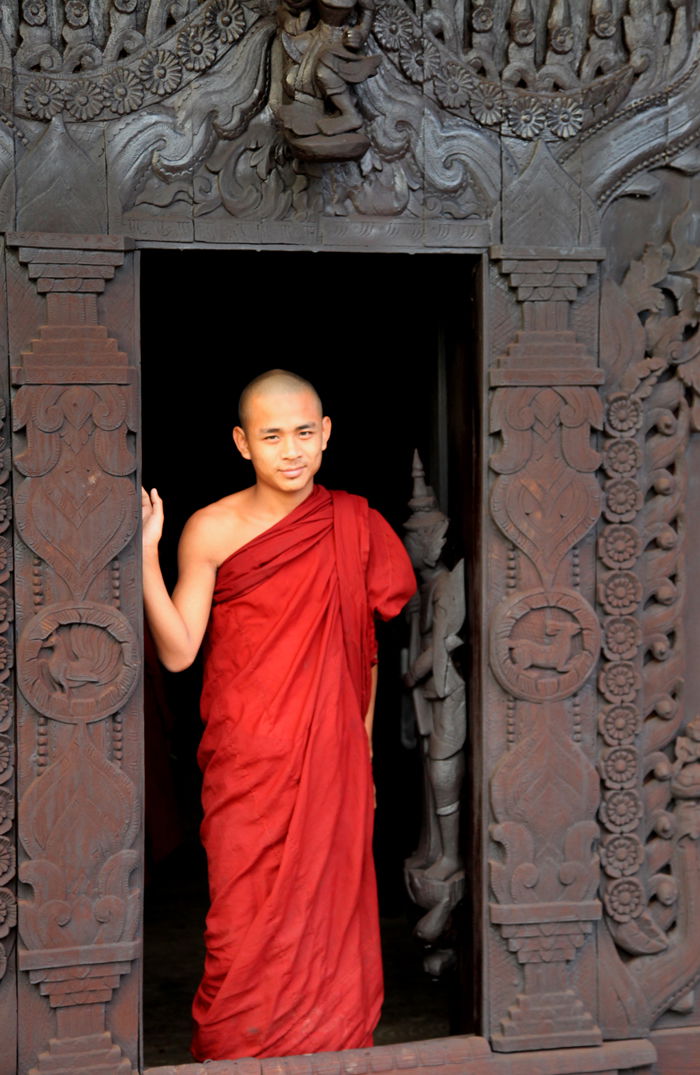 Monasterio Shwe In BIn, por GERARD DECQ